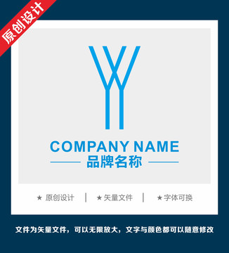 金融YY树枝树字母logo