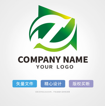 zh字母logo