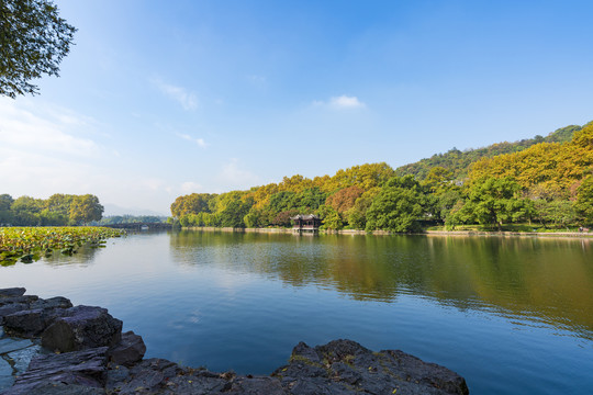 杭州西湖秋景