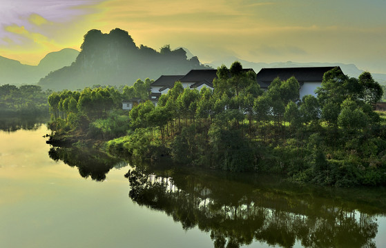 山水景观