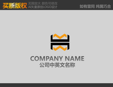 H字母LOGO