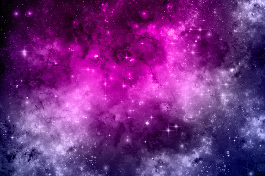紫色星空圖