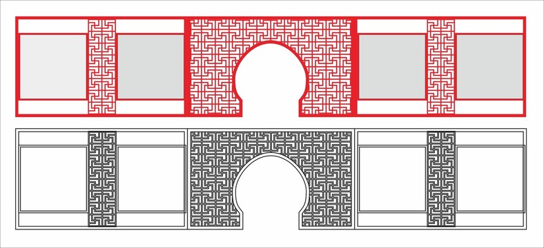 鏤空景觀窗戶