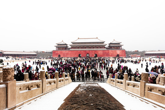 故宮雪景