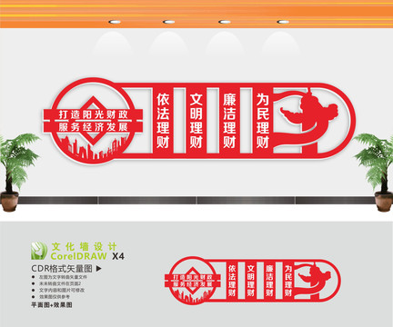陽光財政文化展板