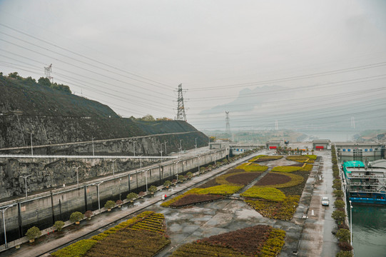 三峡双线五级船闸