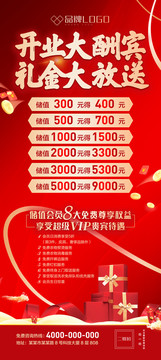 開業(yè)大酬賓展架