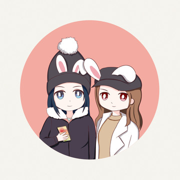 閨蜜拍照