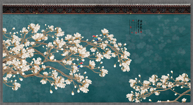 原創(chuàng)花鳥裝飾畫