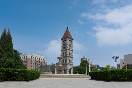 天津地标建筑街景