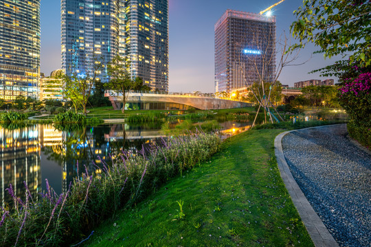 四川成都城市景观