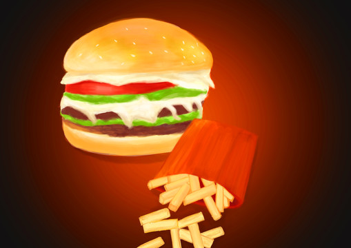 漢堡薯條