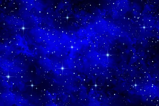 藍色唯美星空背景