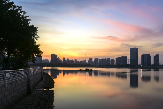 厦门海沧湖晨曦