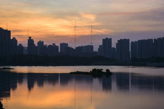 厦门海沧湖晨曦