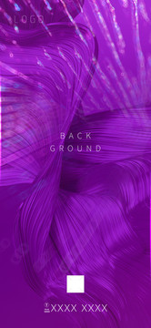 紫色创意海报