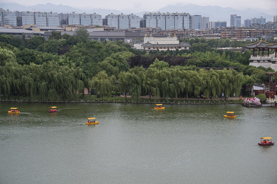 陕西西安大唐芙蓉园皇家园林