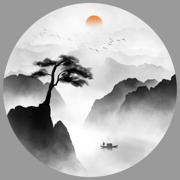 國畫山水