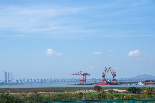 泉州湾后渚港风景