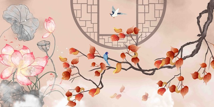 新中式花鳥
