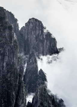 水墨黄山