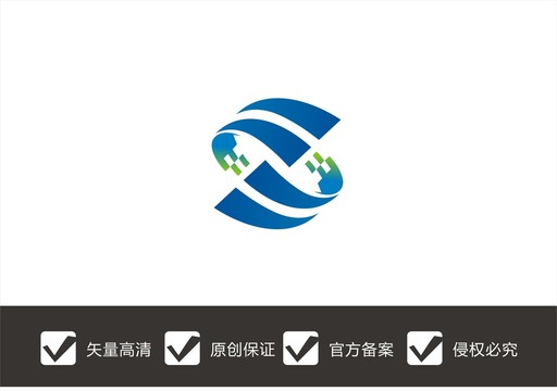 字母S科技logo