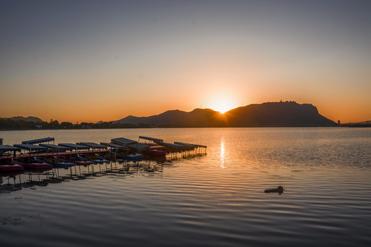 湘湖的早晨