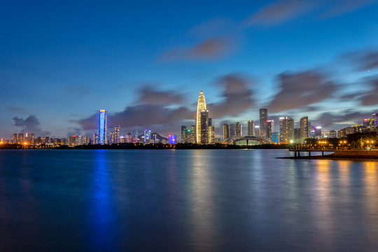 中国广东深圳后海建筑群风景