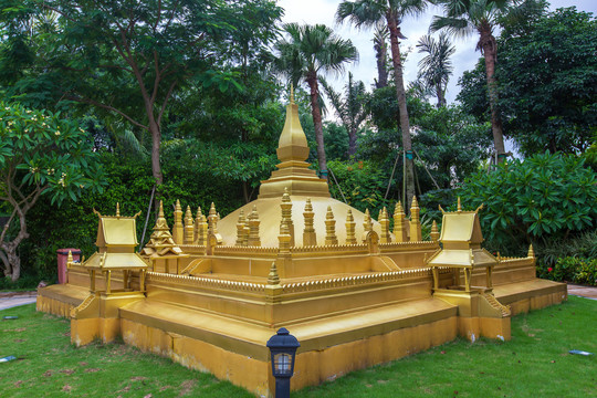 南宁园博园老挝万象市园瓦塔銮寺