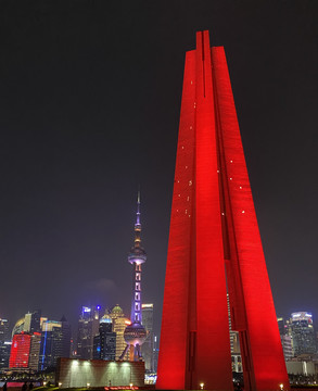 东方明珠红色纪念塔1
