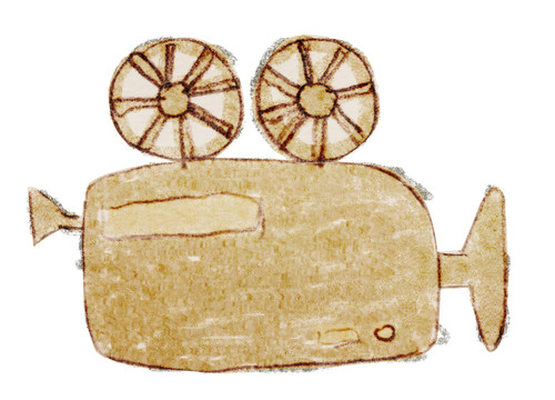 原創(chuàng)DV攝像機(jī)小插畫