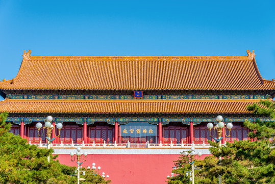 中国首都北京故宫午门