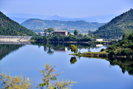 美丽乡村郧阳柳陂白鹤铺