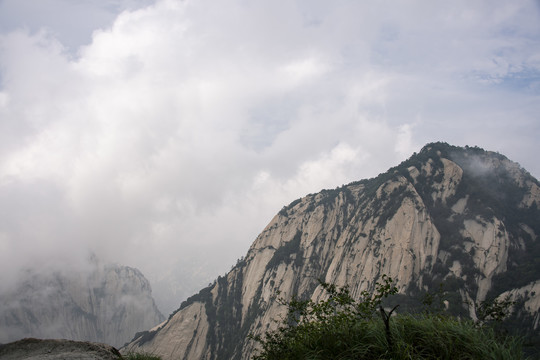 中国陕西华山北峰风光