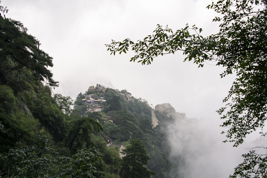 中国陕西华山北峰风光