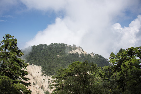 中国陕西华山东峰风光