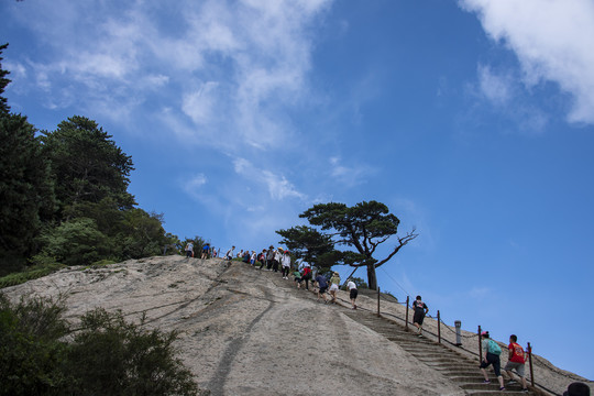 中国陕西华山东峰风光