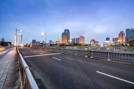 浙江宁波城市天际线