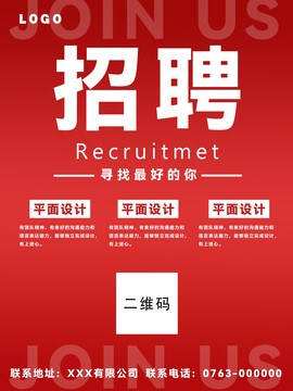 招聘海報