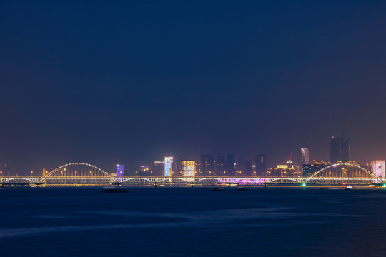 杭州复兴大桥夜景