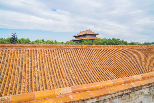 北京故宫著名古建筑群和旅游风光