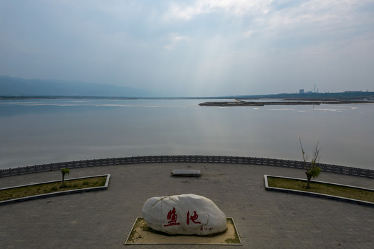 山西运城盐湖观景平台