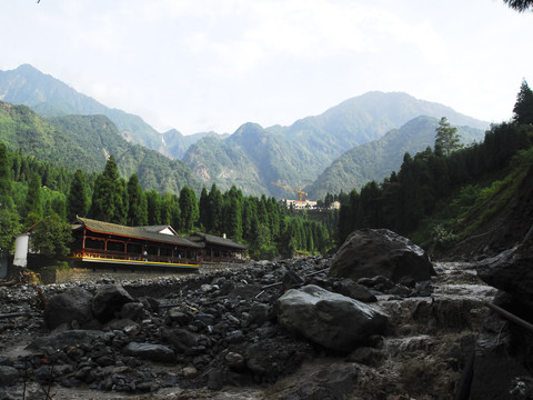 龙门山地震带泥石流灾害