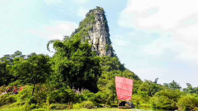 广西阳朔遇龙河景区