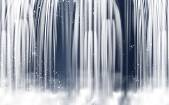 流水生瀑布