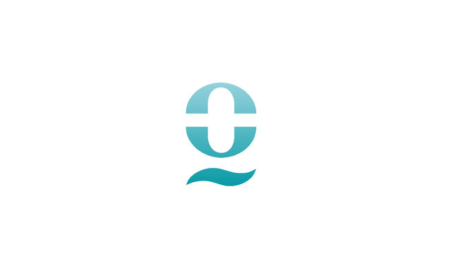 o字字母綠色藥品保健品logo