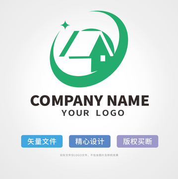 房子logo