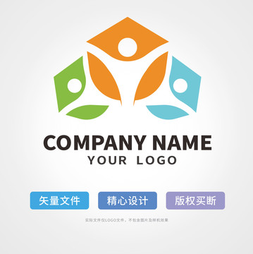 家庭成長(zhǎng)logo