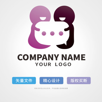 情感社交logo