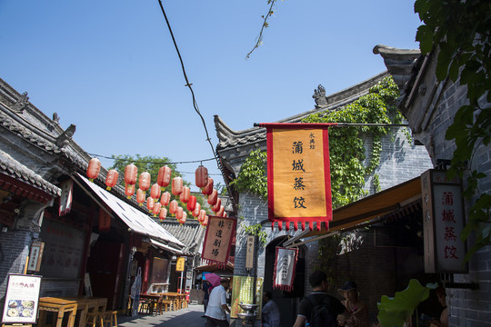 中国陕西西安永兴坊美食街